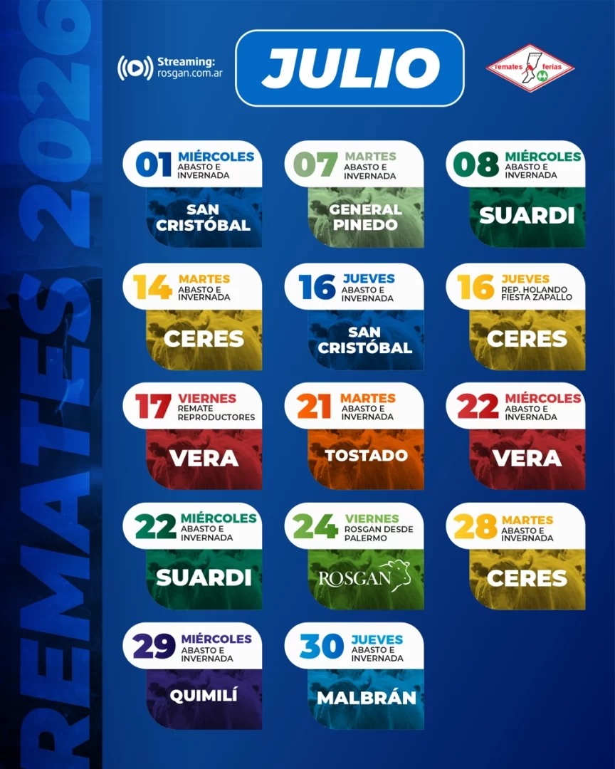 Cartelera Juli 2026